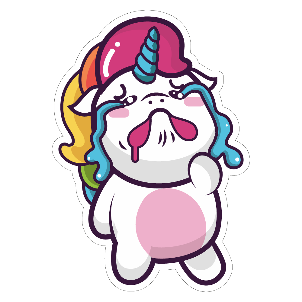 licorne larmoyante