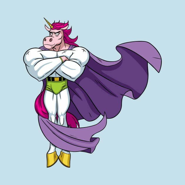 super héro licorne