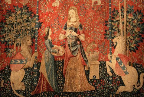licorne et tapisserie