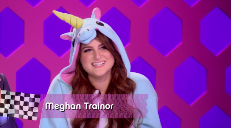 trainor et licorne bleu